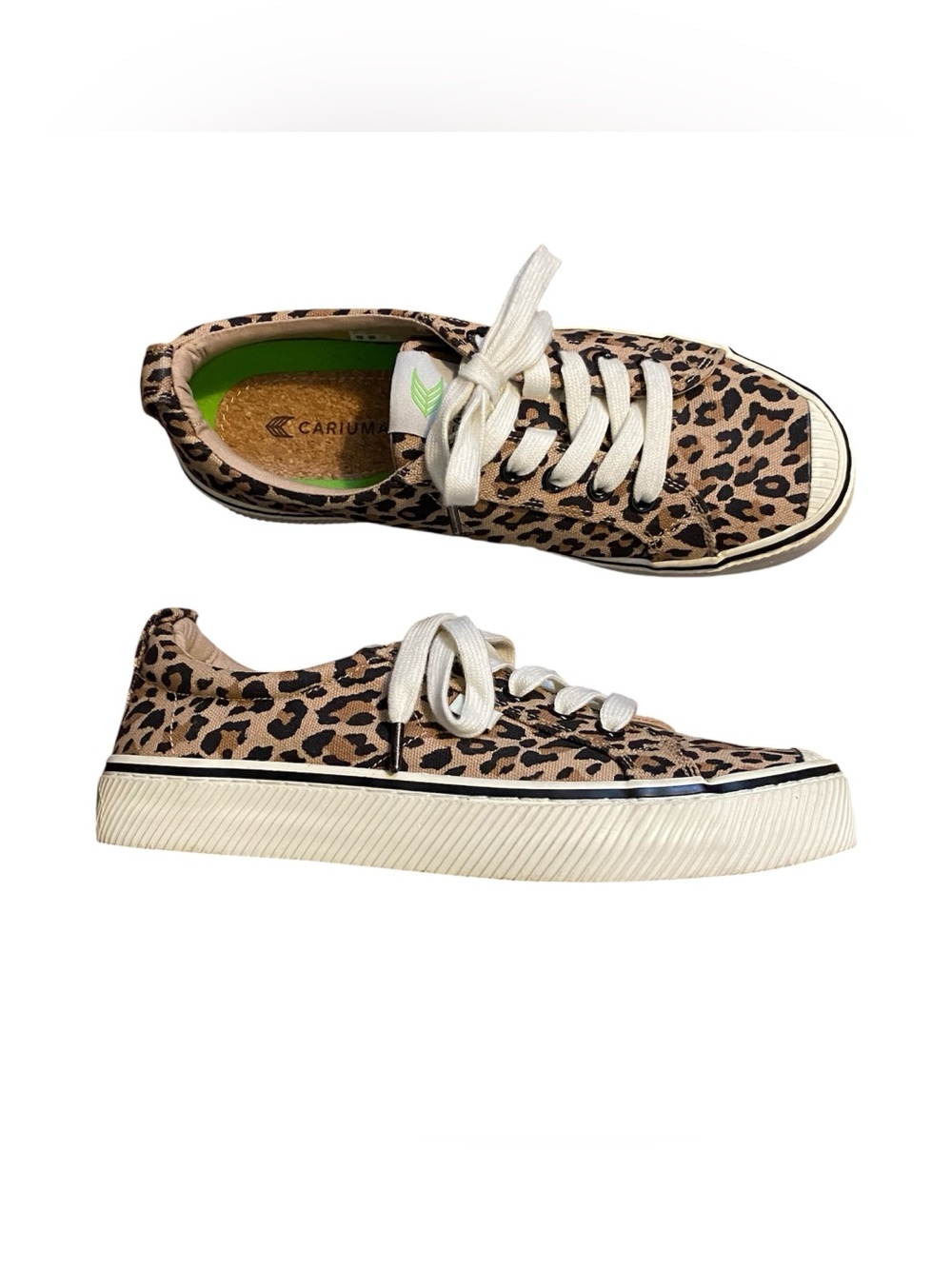 Cariuma OCA Low Leopard Print Sneakers Women’s 7.5